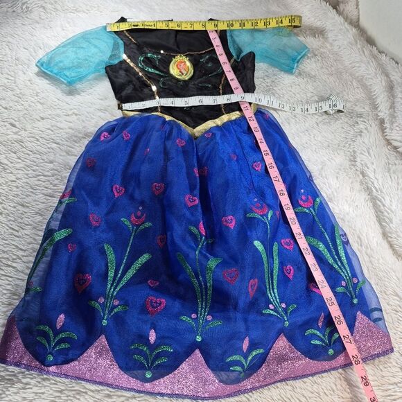 Disney Parks Authentic Frozen Anna Princess Costume Dress 20 Inch Waist......... - Picture 5 of 10